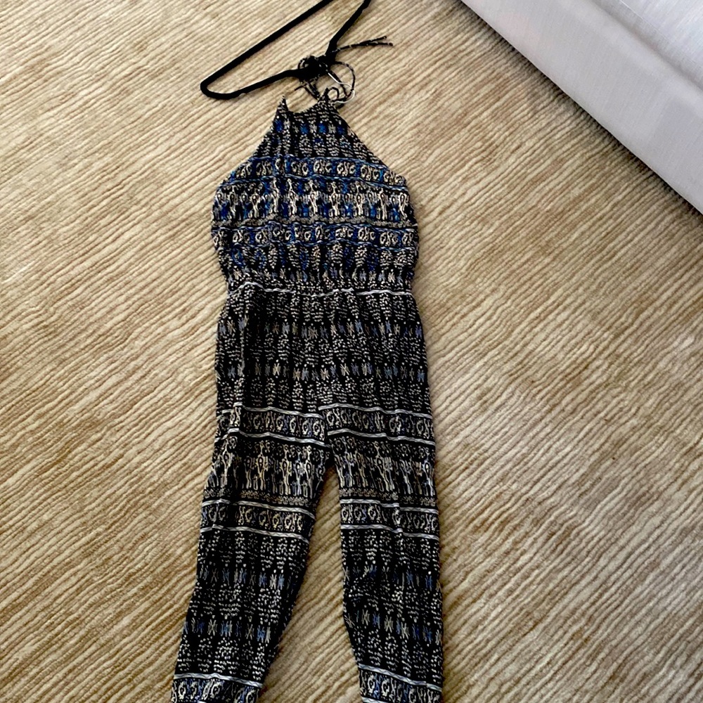 Beautiful beaded print Zara jumpsuit